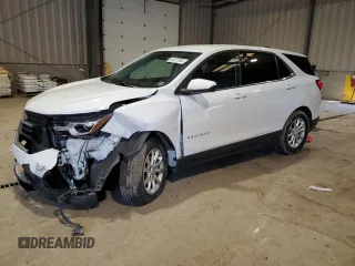 2018 Chevrolet Equinox LT with VIN 2GNAXSEV1J6230243, listed as a Copart auction lot 48327555 with 90,516 mi miles and Salvage Title. Bid and sale history available at DreamBid. Image 1.