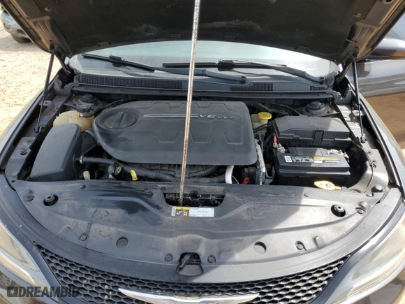 2015 Chrysler 200 S with VIN 1C3CCCDG6FN632188, listed as a Copart auction lot 50709065 with 100,950 mi miles and Salvage Title. Bid and sale history available at carsss.com. Image 11.