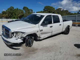 2007 Dodge Ram 2500 SLT with VIN 3D7KR29A07G773343, listed as a Copart auction lot 83292084 with 301,508 mi miles and Salvage Title. Bid and sale history available at carsss.com. Image 1.