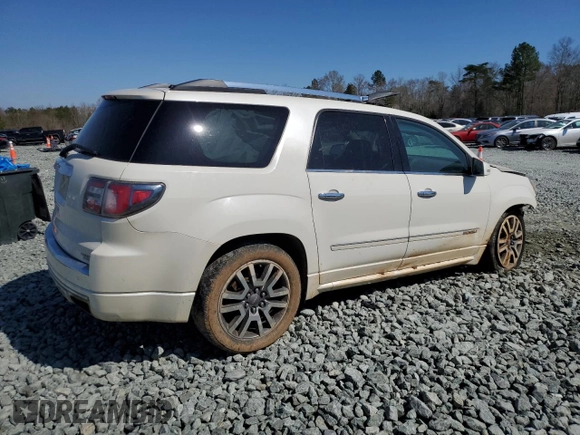 2014 GMC Acadia Denali with VIN 1GKKRTKD7EJ307333, listed as a Copart auction lot 49656815 with 184,523 mi miles and Salvage Title. Bid and sale history available at carsss.com. Image 3.