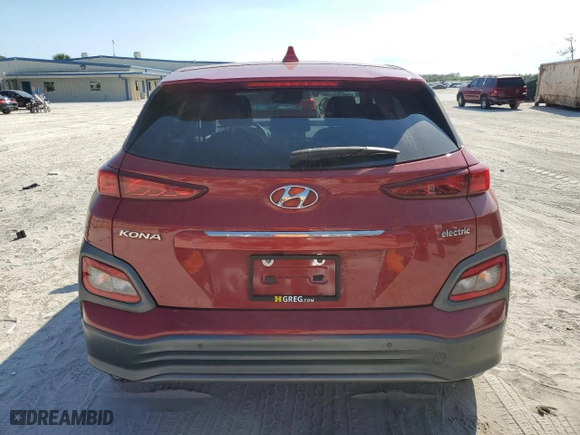 2020 Hyundai Kona Electric Ultimate with VIN KM8K53AG2LU076447, listed as a Copart auction lot 44697745 with 72,066 mi miles and Salvage Title. Bid and sale history available at carsss.com. Image 6.