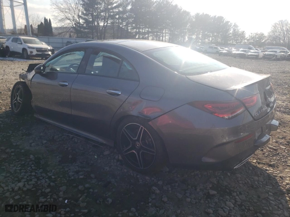 2023 Mercedes-Benz CLA with VIN W1K5J4HB6PN372560, listed as a Copart auction lot 87912435 with 14,754 mi miles and Salvage Title. Bid and sale history available at carsss.com. Image 2.