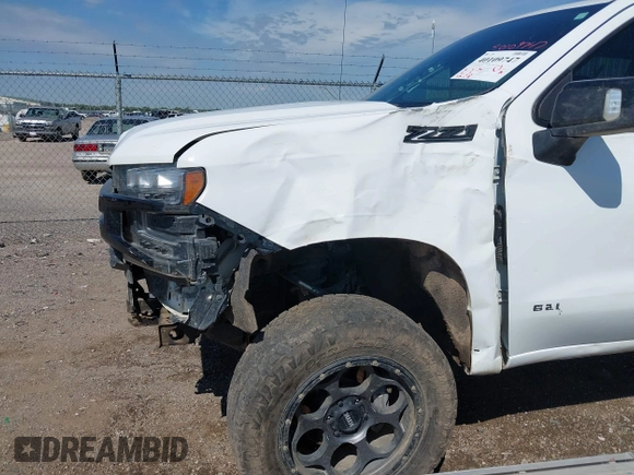 2021 Chevrolet Silverado 1500 LT Trail Boss with VIN 3GCPYFEL7MG137063, listed as a IAAI auction lot 40109747 with Not Provided miles and . Bid and sale history available at DreamBid. Image 6.