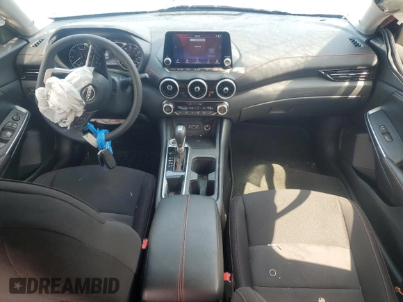 2025 Nissan Sentra SR with VIN 3N1AB8DV8SY228827, listed as a Copart auction lot 51458005 with 2,123 mi miles and Salvage Title. Bid and sale history available at DreamBid. Image 8.