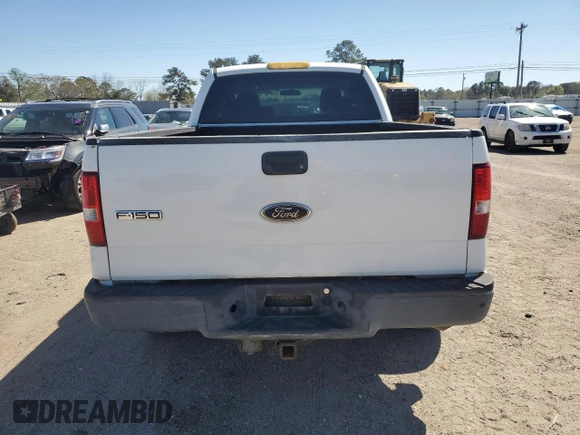 2005 Ford F-150 STX with VIN 1FTRX14W95NB30876, listed as a Copart auction lot 49409375 with 217,284 mi miles and Clean Title. Bid and sale history available at carsss.com. Image 6.