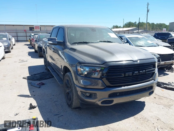2020 Ram 1500 Big Horn with VIN 1C6SRFFT7LN234816, listed as a IAAI auction lot 41816862 with 104,120 mi miles. Bid and sale history available at carsss.com. Image 1.