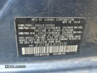 2018 Subaru Crosstrek Limited с VIN JF2GTAMC4JH318370, выставлен на аукционе Copart как лот 49924025 с пробегом 128 053 миль миль и Списание • Salvage title. История ставок и продаж доступна на DreamBid. Изображение 15.