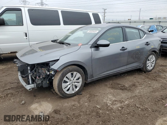 2024 Nissan Sentra S with VIN 3N1AB8BV4RY284020, listed as a Copart auction lot 50609485 with 48,950 mi miles and Salvage Title. Bid and sale history available at DreamBid. Image 1.