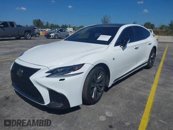 2018 Lexus LS 500 z VIN JTHC51FF5J5001048, wystawiony jako IAAI lot #42322214 z przebiegiem 59 835 mil mil oraz . Historia ofert i sprzedaży dostępna na DreamBid. Obrazek 2.