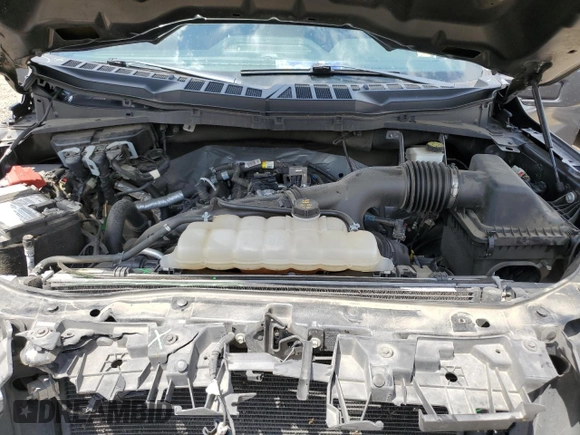 2022 Ford F-150 XL with VIN 1FTEW1EP7NFA44775, listed as a Copart auction lot 55043865 with 60,982 mi miles and Salvage Title. Bid and sale history available at DreamBid. Image 11.