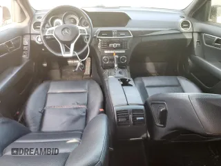 2012 Mercedes-Benz C 300 Sport with VIN WDDGF8BB7CA609715, listed as a Copart auction lot 59567445 with 176,385 mi miles and Salvage title. Bid and sale history available at DreamBid. Image 8.