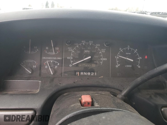 1993 Ford Bronco Custom with VIN 1FMEU15H0PLB25986, listed as a Copart auction lot 47622775 with 196,277 mi miles and Clean title. Bid and sale history available at DreamBid. Image 9.
