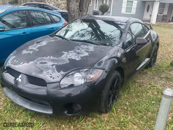 2007 Mitsubishi Eclipse GS with VIN 4A3AK24F77E018143, listed as a Copart auction lot 46371215 with 189470 miles and Clean Title. Bid and sale history available at carsss.com. Image 2.