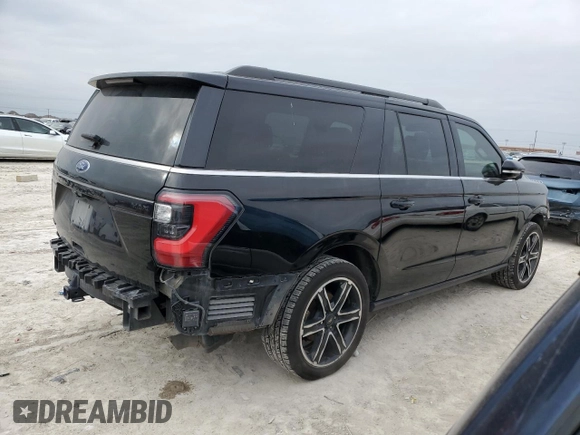 2020 Ford Expedition Max Limited with VIN 1FMJK2AT3LEA28378, listed as a Copart auction lot 46317305 with 200,084 mi miles and Salvage title. Bid and sale history available at DreamBid. Image 3.