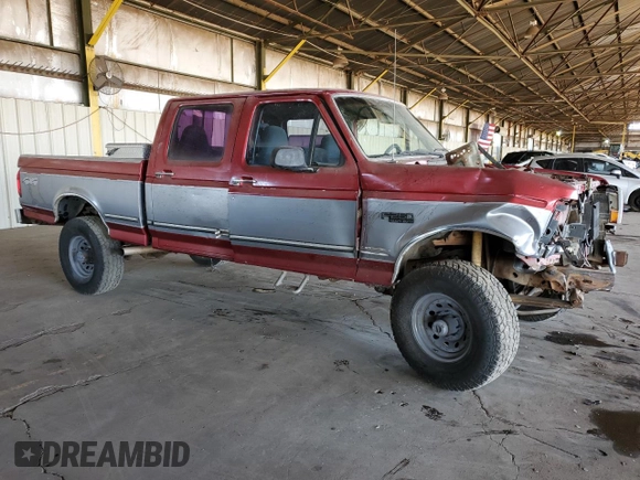 1997 Ford F-250 with VIN 1FTHW26G1VEB50789, listed as a Copart auction lot 47265135 with 207,137 mi miles and Clean title. Bid and sale history available at DreamBid. Image 4.