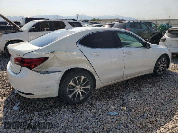 2015 Acura TLX with VIN 19UUB1F37FA012914, listed as a Copart auction lot 64904394 with 178,380 mi miles and Salvage Title. Bid and sale history available at carsss.com. Image 3.
