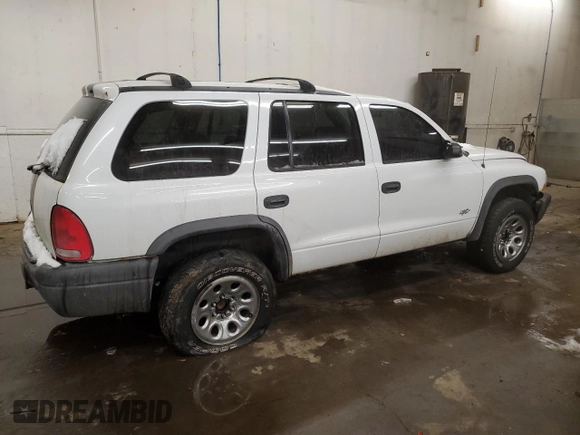 2003 Dodge Durango Sport with VIN 1D4HS38N13F593502, listed as a Copart auction lot 44260295 with 136,360 mi miles and Salvage title. Bid and sale history available at DreamBid. Image 3.