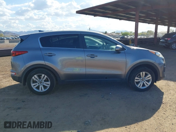 2017 Kia Sportage LX with VIN KNDPM3AC9H7108276, listed as a IAAI auction lot 41924350 with 101,609 mi miles. Bid and sale history available at carsss.com. Image 13.