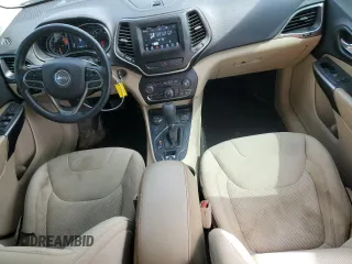 2019 Jeep Cherokee Latitude with VIN 1C4PJMCX5KD193754, listed as a Copart auction lot 45904625 with 83,807 mi miles and Salvage Title. Bid and sale history available at carsss.com. Image 8.