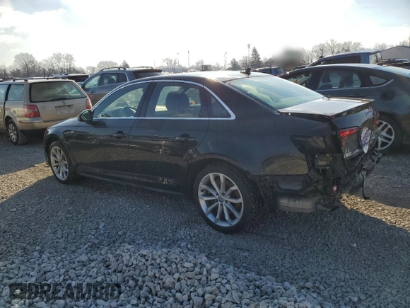2019 Audi A4 Premium Plus with VIN WAUENAF42KA073971, listed as a Copart auction lot 89149745 with 53,863 mi miles and Salvage Title. Bid and sale history available at carsss.com. Image 2.