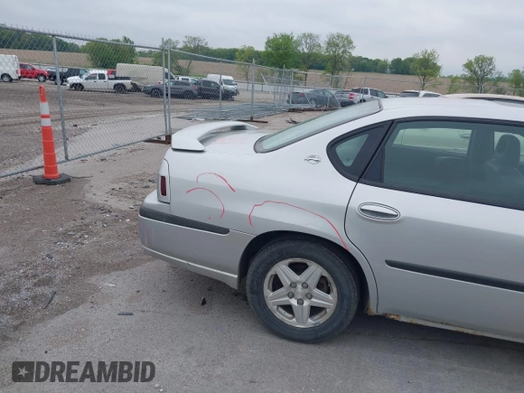 2003 Chevrolet Impala LS z VIN 2G1WH52K039452080, wystawiony jako IAAI lot #42303497 z przebiegiem 208 896 mil mil oraz . Historia ofert i sprzedaży dostępna na DreamBid. Obrazek 14.