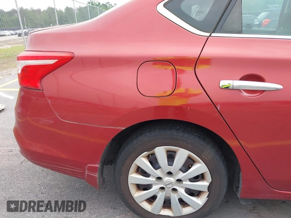 2016 Nissan Sentra S with VIN 3N1AB7AP7GY252835, listed as a IAAI auction lot 42117638 with 153,119 mi miles. Bid and sale history available at carsss.com. Image 13.