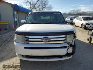 2010 Ford Flex SEL with VIN 2FMGK5CC0ABA91732, listed as a Copart auction lot 46924885 with 218,177 mi miles and Salvage Title. Bid and sale history available at carsss.com. Image 5.