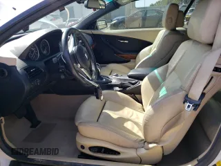 2008 BMW 6 Series 650i with VIN WBAEB53578CX60504, listed as a Copart auction lot 48142175 with 112,584 mi miles and Salvage Title. Bid and sale history available at carsss.com. Image 7.