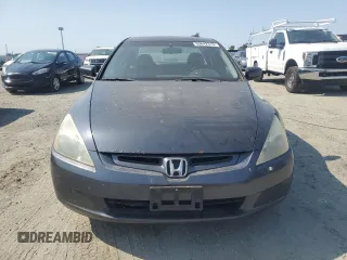 2003 Honda Accord EX z VIN 1HGCM66543A049077, wystawiony jako Copart lot #59642315 z przebiegiem 243 762 mil mil oraz Czysty tytuł • Clean title. Historia ofert i sprzedaży dostępna na DreamBid. Obrazek 5.