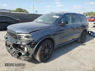 2021 Dodge Durango GT Plus with VIN 1C4RDHDG9MC640777, listed as a Copart auction lot 54555205 with 90,341 mi miles and Clean Title. Bid and sale history available at DreamBid. Image 1.