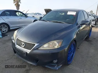 2011 Lexus IS with VIN JTHBE5C28B5027536, listed as a IAAI auction lot 41483620 with 235,603 mi miles. Bid and sale history available at carsss.com. Image 17.