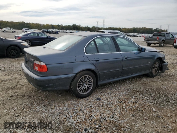 2001 BMW 5 Series 530iA with VIN WBADT63441CF04898, listed as a Copart auction lot 80663384 with 0 mi miles and Salvage Title. Bid and sale history available at carsss.com. Image 3.