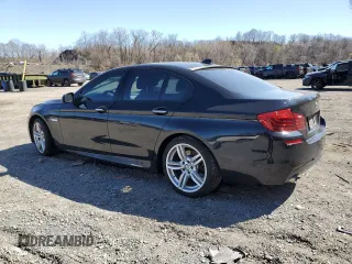 2015 BMW 5 Series 535i xDrive with VIN WBA5B3C55FD545117, listed as a Copart auction lot 51790345 with 86,456 mi miles and Salvage Title. Bid and sale history available at carsss.com. Image 2.