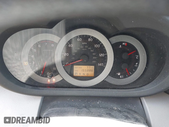 2006 Toyota RAV4 with VIN JTMBD33VX65024033, listed as a IAAI auction lot 42145819 with 155,886 mi miles. Bid and sale history available at carsss.com. Image 7.