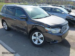 2008 Toyota Highlander Limited with VIN JTEES42A782105255, listed as a IAAI auction lot 41879970 with 255,222 mi miles. Bid and sale history available at carsss.com. Image 1.