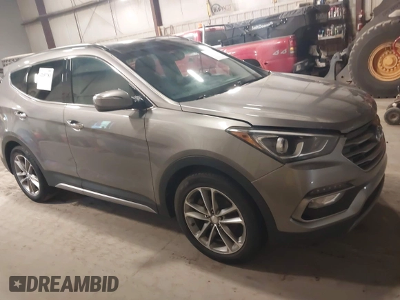 2017 Hyundai Santa Fe 2.0T with VIN 5XYZUDLA4HG424259, listed as a IAAI auction lot 42657783 with 213,040 mi miles and . Bid and sale history available at DreamBid. Image 13.