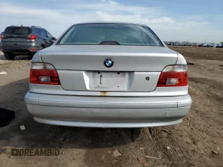 2002 BMW 5 Series 530iA with VIN WBADT63482CH93799, listed as a Copart auction lot 52246255 with 0 mi miles and Clean Title. Bid and sale history available at carsss.com. Image 7.