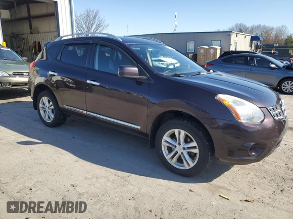 2012 Nissan Rogue SV with VIN JN8AS5MVXCW352946, listed as a Copart auction lot 53124875 with 99,248 mi miles and Salvage Title. Bid and sale history available at carsss.com. Image 4.