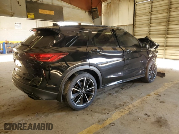 2023 Infiniti QX50 Sport with VIN 3PCAJ5FB3PF113590, listed as a Copart auction lot 39262814 with Not Provided miles and . Bid and sale history available at DreamBid. Image 3.