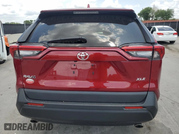 2023 Toyota RAV4 XLE Premium with VIN 2T3C1RFV9PW272005, listed as a Copart auction lot 55822275 with 20,546 mi miles and Non repairable. Bid and sale history available at DreamBid. Image 6.