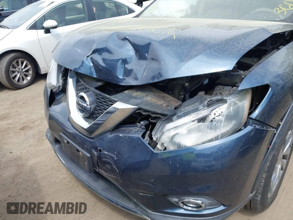 2015 Nissan Rogue SL with VIN 5N1AT2MV5FC780108, listed as a IAAI auction lot 42010716 with 79,575 mi miles. Bid and sale history available at carsss.com. Image 6.