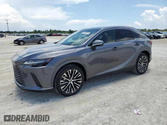 2023 Lexus RX with VIN 2T2BAMBA2PC021933, listed as a Copart auction lot 61290324 with 4,412 mi miles and Non Repairable. Bid and sale history available at carsss.com. Image 1.
