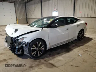 2016 Nissan Maxima SL with VIN 1N4AA6AP1GC448178, listed as a Copart auction lot 61583035 with 131,492 mi miles and Salvage title. Bid and sale history available at DreamBid. Image 1.