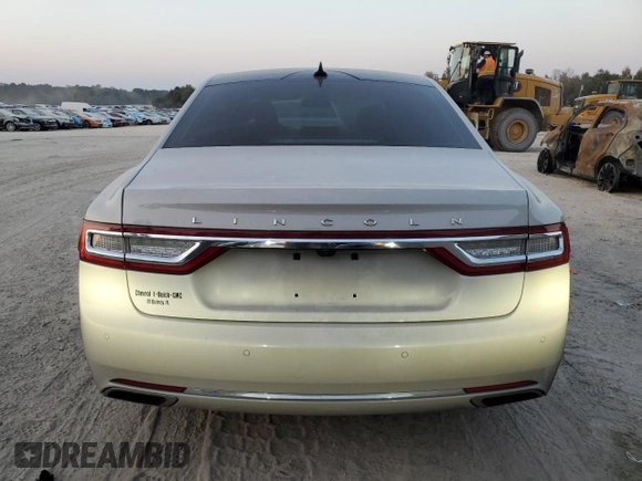 2020 Lincoln Continental Reserve with VIN 1LN6L9RP4L5602411, listed as a Copart auction lot 77971474 with 48,556 mi miles and Salvage Title. Bid and sale history available at carsss.com. Image 6.