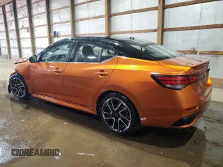 2025 Nissan Sentra SR z VIN 3N1AB8DV9SY250125, wystawiony jako Copart lot #59582255 z przebiegiem 7 012 mil mil oraz Szkoda całkowita • Salvage title. Historia ofert i sprzedaży dostępna na DreamBid. Obrazek 2.