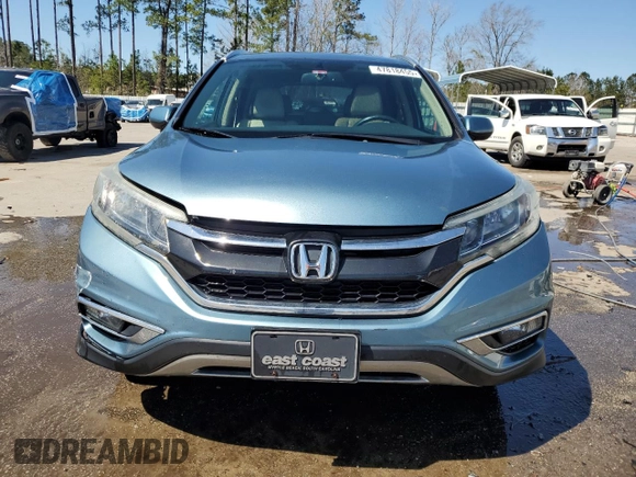 2015 Honda CR-V EX-L with VIN 2HKRM3H76FH531861, listed as a Copart auction lot 47818455 with 182,543 mi miles and Salvage Title. Bid and sale history available at DreamBid. Image 5.
