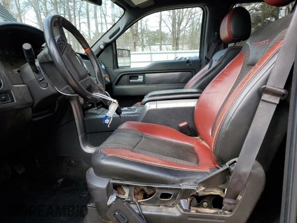 2014 Ford F-150 SVT Raptor with VIN 1FTFW1R64EFA49681, listed as a Copart auction lot 45182225 with 171,138 mi miles and Salvage Title. Bid and sale history available at carsss.com. Image 7.