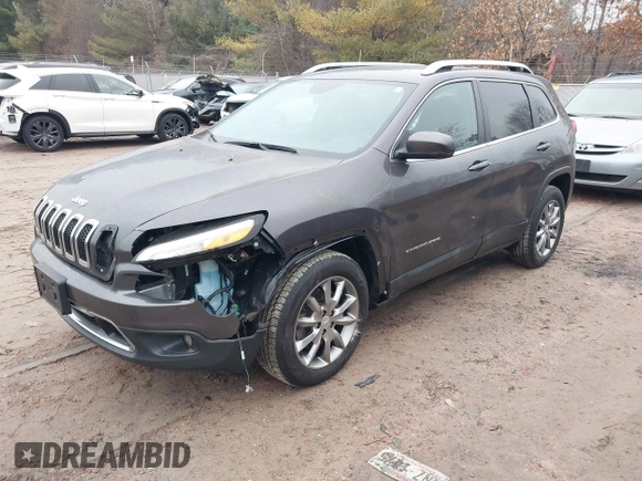 2018 Jeep Cherokee Limited with VIN 1C4PJMDXXJD502325, listed as a IAAI auction lot 41678953 with 52,951 mi miles. Bid and sale history available at carsss.com. Image 2.