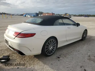2017 Mercedes-Benz S 550 with VIN WDDXK8CB4HA030389, listed as a Copart auction lot 81334834 with 72,439 mi miles and Non Repairable. Bid and sale history available at DreamBid. Image 3.