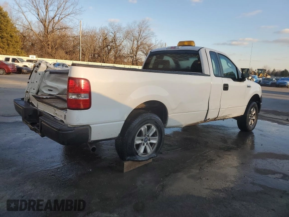2007 Ford F-150 XL with VIN 1FTRF12W27NA28473, listed as a Copart auction lot 87459744 with Not Provided miles and Salvage Title. Bid and sale history available at carsss.com. Image 3.